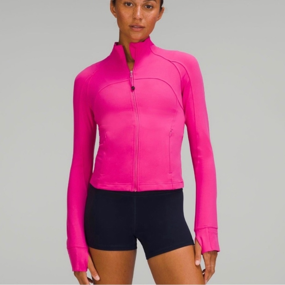 lululemon Cropped Define Jacket in Sonic Pink